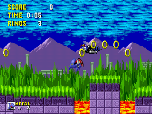 Metal Sonic in Sonic the Hedgehog (Beta) Screenthot 2